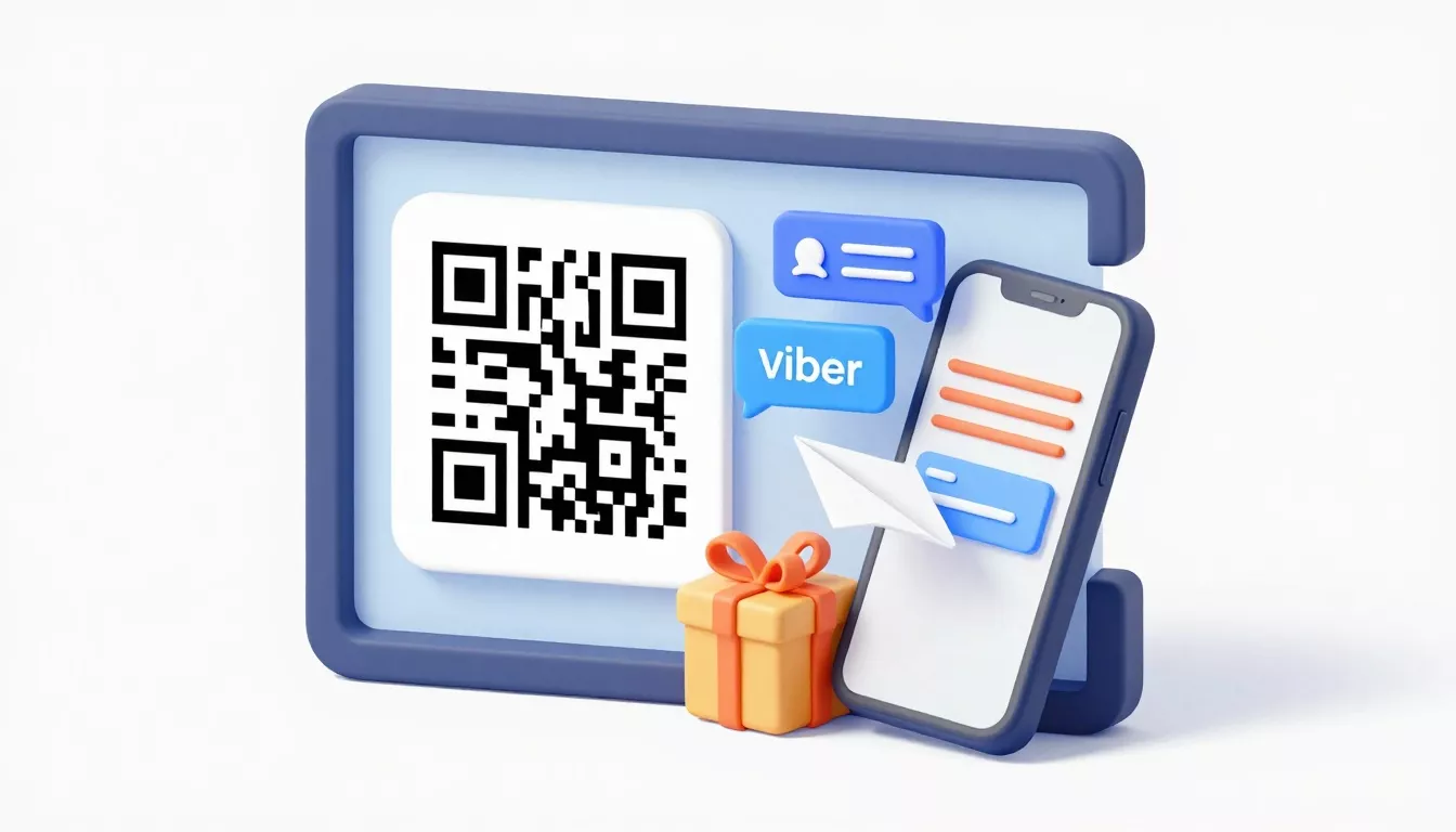 Как связать QR-код на витрине с SMS и Viber